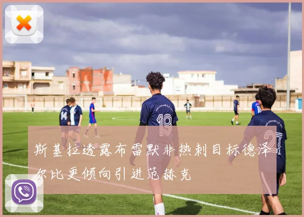 斯基拉透露布雷默非热刺目标德泽尔比更倾向引进范赫克
